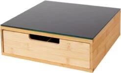 Boîte De Rangement Pour Café Et Thé - Bambou - 30x30x10 Cm Der Dolce Gusto - Nespresso - Capsules Dolce Gusto - Tasses à Café - Porte-gobelet Pour Cafetière En Bamboe -Cuisine Fournitures Magasin 1200x719 1