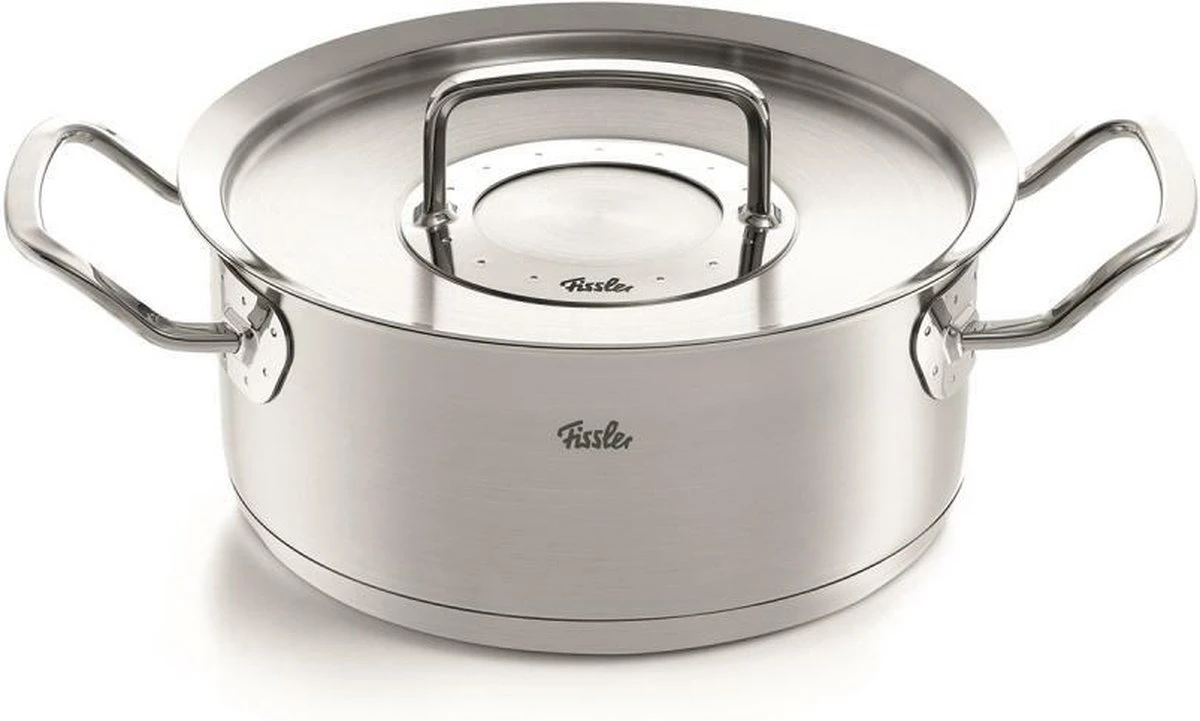 Fissler Original- Profi Collection 2022 Casserole Basse Avec Couvercle En Acier Inoxydable, 16 Cm 2 Fissler Original- Profi Collection 2022 Casserole Basse Avec Couvercle En Acier Inoxydable, 16 Cm – Image 2
