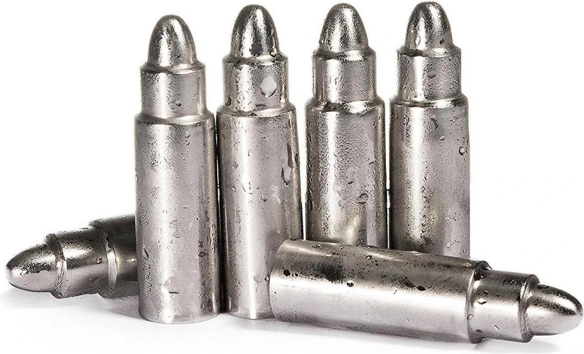 Boules En Acier Inoxydable - Remplacement De Bloc De Glace Whiskeystones Réutilisables - Ensemble De 6 Pièces 1 Boules En Acier Inoxydable - Remplacement De Bloc De Glace Whiskeystones Réutilisables - Ensemble De 6 Pièces