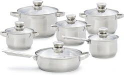 MAGNANi Ensemble De 6 Casseroles Et Poêles Avec Couvercles Tout Feux, Ensemble De Casseroles à Induction En Acier Inoxydable Comprenant 3 Casseroles, Une Marmite à Soupe, Une Poêle à Frire 23 MAGNANi Ensemble De 6 Casseroles Et Poêles Avec Couvercles Tout Feux, Ensemble De Casseroles à Induction En Acier Inoxydable Comprenant 3 Casseroles, Une Marmite à Soupe, Une Poêle à Frire -Cuisine Fournitures Magasin 1200x728 3