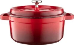 Cocotte Florina Professionnelle En Fonte émaillée Ø 24 Cm 3,5L Rouge Cerise - Tous Feux Pour Induction - Cocotte - Poids 5,3 Kg 25 Cocotte Florina Professionnelle En Fonte émaillée Ø 24 Cm 3,5L Rouge Cerise - Tous Feux Pour Induction - Cocotte - Poids 5,3 Kg -Cuisine Fournitures Magasin 1200x730 5