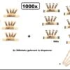 1000x Bâtonnets De Lait De Café Et Bâtonnets De Sucre Je Suis - Bâtonnets De Sucre Bâtonnets De Lait Café Lait Café Festival
