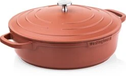 Batterie De Cuisine Westinghouse - Poêle à Frire Série Performance 28 Cm + Poêle 28 Cm - Rouge -Cuisine Fournitures Magasin 1200x731 1