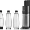 Sodastream - Terra Black Avec Bouteille De CO2, Bouteille De Remplissage En Plastique Et Pack D'échantillons Pepsi
