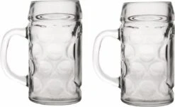 Oktoberfest - 2x Chopes à Bière / Verres à Bière De 1 Litre Verres à Bière Oktoberfest - Verre à Bière Beer Party