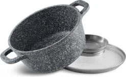 Line Edënbërg Stonetec - Casserole De Luxe En Aluminium Avec Couvercle - Ø 16 Cm - 1,25 Litres -Cuisine Fournitures Magasin 1200x738 1