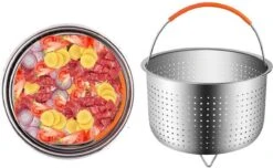 Panier Vapeur Inox, Accessoires Autocuiseur, Insert Inox Avec Poignée Silicone, Raccord Autocuiseur, Autocuiseur Pour Casseroles, Marmites, Autocuiseur, Cuisson Vapeur Légumes, Fruits, Oeufs 12 Panier Vapeur Inox, Accessoires Autocuiseur, Insert Inox Avec Poignée Silicone, Raccord Autocuiseur, Autocuiseur Pour Casseroles, Marmites, Autocuiseur, Cuisson Vapeur Légumes, Fruits, Oeufs -Cuisine Fournitures Magasin 1200x738
