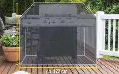 Kinzo Garden - Housse Pour Barbecue - Housse Pour Barbecue - 122X71X76cm -Cuisine Fournitures Magasin 1200x742 8