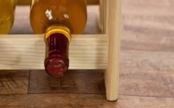 Casier à Vin - 63x63x26,5 Cm (LxlxP) - Bois Massif - 24 Bouteilles - Casier à Bouteilles Modulaire Et Empilable - Avec étagère -Cuisine Fournitures Magasin 1200x743 10