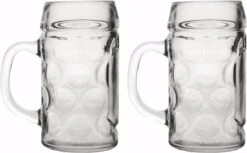 Oktoberfest - 2x Chopes à Bière / Verres à Bière 0,5 Litre - Oktoberfest / Beer Party Supplies - Verres / Chopes à Bière Horeca