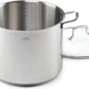 Rosmarino Pour & Cook - Casserole Avec Couvercle En Verre - Ø28cm - 100% Sans PFAS & PFOA - Acier Inoxydable 18/10 - Technologie ThermoFlow - Poignées Cool Touch - Convient à Toutes Les Sources De Chaleur & Lave-vaisselle