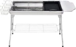 Borvat® | Barbecue Et Friture Barbecue à Dual Usage | Barbecue Au Charbon Extérieur Portable | Convient Pour 5 à 10 Personnes En Marche, Pique-nique, Camping, Barbecue. -Cuisine Fournitures Magasin 1200x748