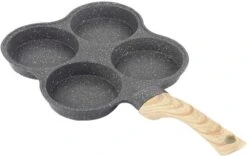 Poêle à Frire à œufs De 4 Tasses, Poêles à Cocottes Antiadhésives En Aluminium Poêle à Omelette Oeuf Poché Burger Pan à Steak Pan à Crêpes Multifonction Pour Cuisinière à Gaz Et à Induction -Cuisine Fournitures Magasin 1200x756 5