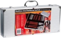 Collection BBQ Couverts De Barbecue En Acier Inoxydable Dans Un Coffret En Aluminium 27 Collection BBQ Couverts De Barbecue En Acier Inoxydable Dans Un Coffret En Aluminium -Cuisine Fournitures Magasin 1200x756 7