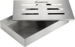Enders Smokerbox Inox - Smoke Box - Grijs Inox - L 21 Cm × P 13,5 Cm × H 3,5 Cm
