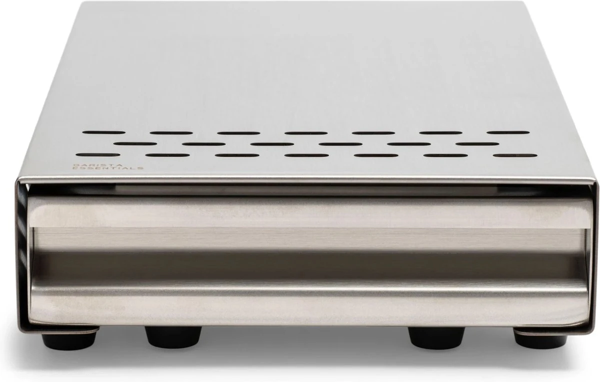 Mini Plateau à Tasses - Argent - Acier Inoxydable - 25cm X 18cm X 8cm - Batteur à Café 6 Mini Plateau à Tasses - Argent - Acier Inoxydable - 25cm X 18cm X 8cm - Batteur à Café – Image 6