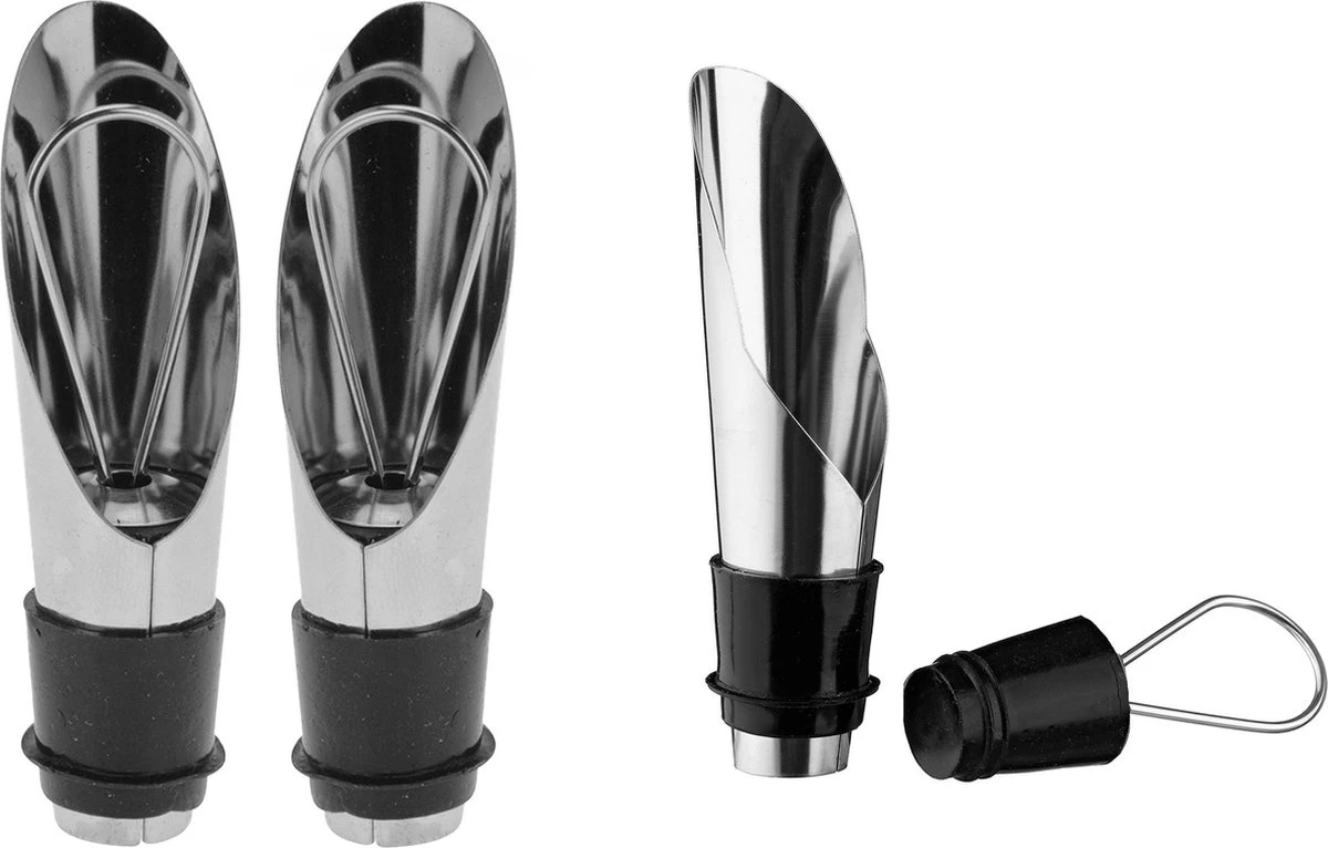 Pompe à Vide Pour Bouteilles De Vin Cosy & Trendy Avec 2 Bouchons Et 2 Becs Verseurs 1 Pompe à Vide Pour Bouteilles De Vin Cosy & Trendy Avec 2 Bouchons Et 2 Becs Verseurs