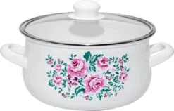 Silesia Klara Ensemble De Casseroles En émail 4 Pièces Rétro Blanc Avec Fleurs - Ensemble De Casseroles Et Poêles Pour Toutes Les Sources De Chaleur - Ensemble De Cuisson émaillé - Émail - Ensemble De Casseroles 7 Silesia Klara Ensemble De Casseroles En émail 4 Pièces Rétro Blanc Avec Fleurs - Ensemble De Casseroles Et Poêles Pour Toutes Les Sources De Chaleur - Ensemble De Cuisson émaillé - Émail - Ensemble De Casseroles -Cuisine Fournitures Magasin 1200x768 2