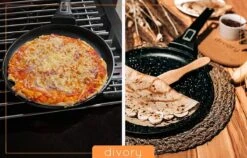 Poêle à Crêpes DIVORY Induction 28 Cm, Poêle à Crêpes Avec Diviseur De Pâte Et Pelle En Bois, Revêtement Induction -Cuisine Fournitures Magasin 1200x768 4