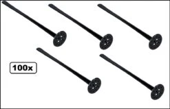 100x Pilon Tonic 17cm Noir - Festival - Pilon Cocktail - Pilon Citron - Pilon Cocktail - Pilon Citroen