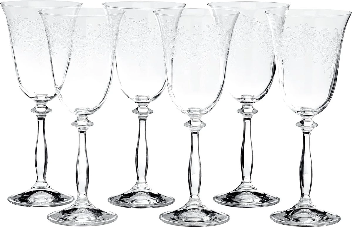 Ensemble De Verres à Verres à Vin De Luxe - Salle à Manger De Noël - Set De Verres à Vin - Passe Au Lave-vaisselle - Glas Durable De Haute Qualité 3 Ensemble De Verres à Verres à Vin De Luxe - Salle à Manger De Noël - Set De Verres à Vin - Passe Au Lave-vaisselle - Glas Durable De Haute Qualité – Image 3