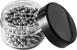 Intirilife Perles En Acier Inoxydable Pour Nettoyer Les Bocaux En Verre - Perles De Nettoyage Pour Carafes En Verre, Vases, Bouteilles, Inoxydable, 100 Pièces