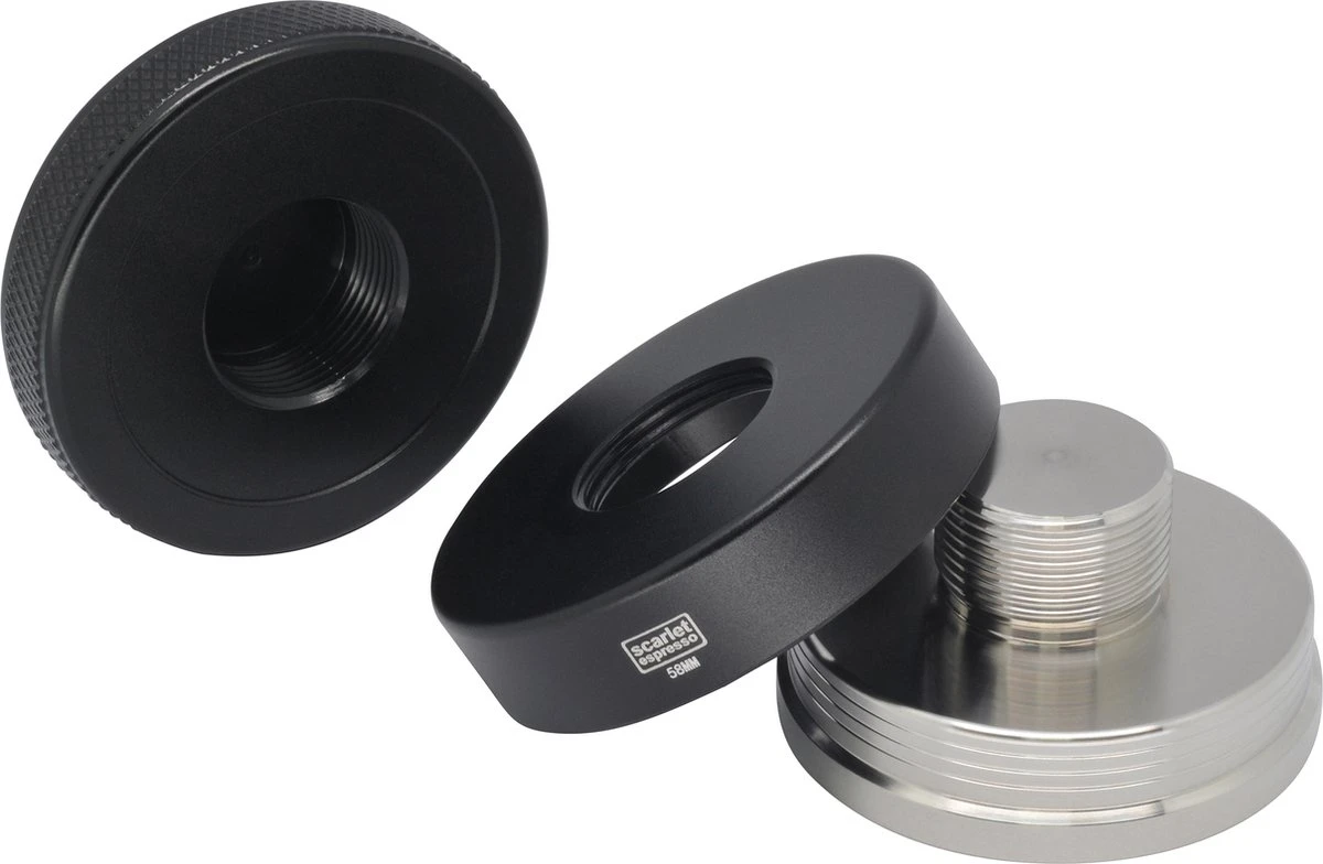 Expresso écarlate | Tamper "Grande Flat" Pour Barista; Avec Rainures 3D Pour Une Extraction Parfaite Avec Des Machines Porte-tamis; Des Tailles Différentes; à Toute épreuve. 2 Expresso écarlate | Tamper "Grande Flat" Pour Barista; Avec Rainures 3D Pour Une Extraction Parfaite Avec Des Machines Porte-tamis; Des Tailles Différentes; à Toute épreuve. – Image 2