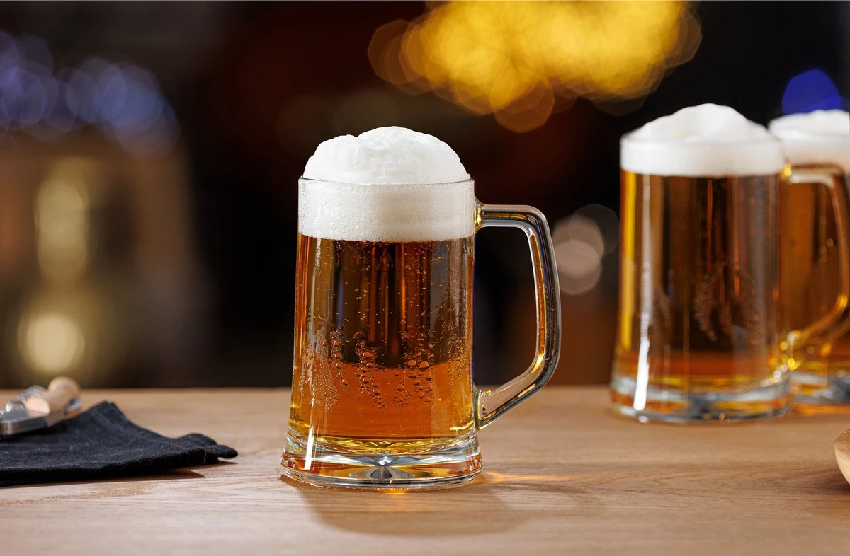 Set De Verres à Verres à Bière Secret De Gourmet - Chopes à Bière/verres à Bière Sur Pied - 8x Pièces - Verre 3 Set De Verres à Verres à Bière Secret De Gourmet - Chopes à Bière/verres à Bière Sur Pied - 8x Pièces - Verre – Image 3