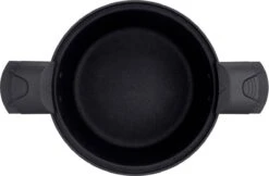 Rosmarino - Autocuiseur Avec Couvercle En Verre - Noir - Ø24cm - 5 Litres - 100% Sans PFAS & PFOA - Aluminium - Autocuiseur - Revêtement Minéral Antiadhésif - Poignées Ergonomiques - Convient à Toutes Les Sources De Chaleur -Cuisine Fournitures Magasin 1200x788