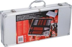 Collection BBQ Couverts De Barbecue En Acier Inoxydable Dans Un Coffret En Aluminium 25 Collection BBQ Couverts De Barbecue En Acier Inoxydable Dans Un Coffret En Aluminium -Cuisine Fournitures Magasin 1200x788 4