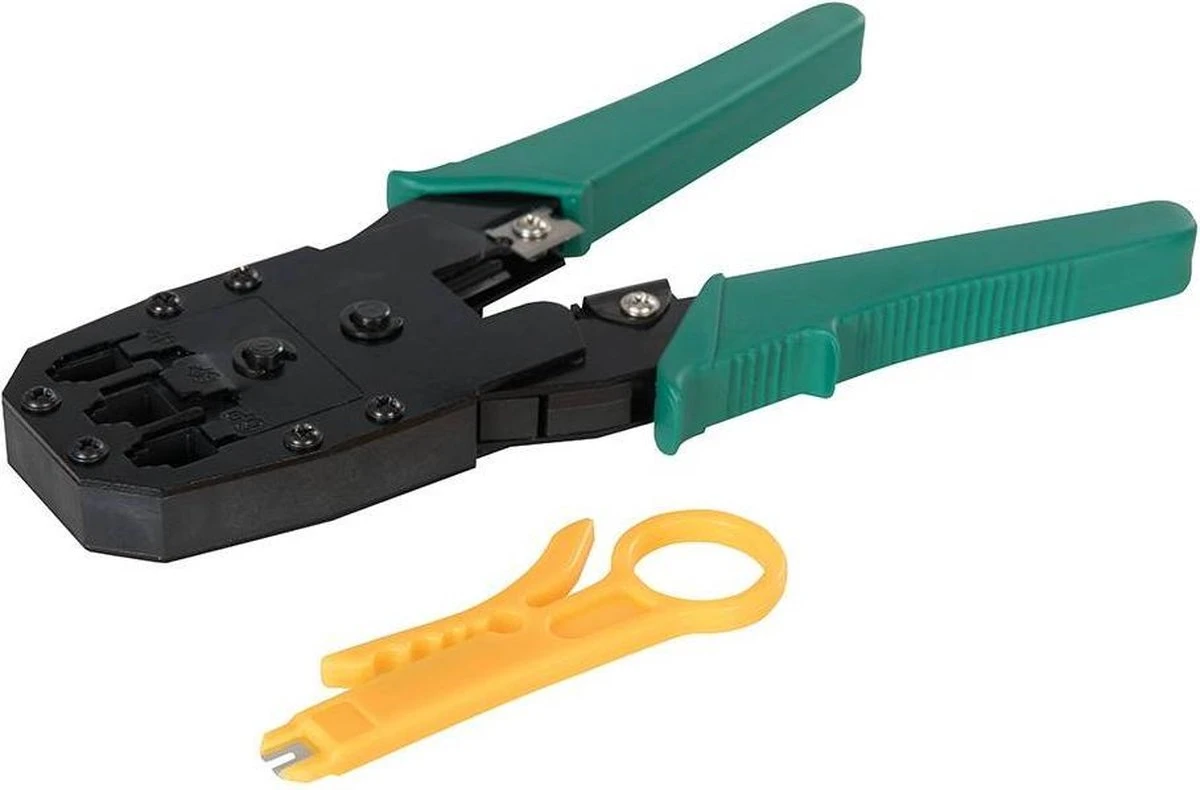 Outil De Sertissage De Fiche Silverline Telecom 8P8C / 6P6C / 4P4C 1 Outil De Sertissage De Fiche Silverline Telecom 8P8C / 6P6C / 4P4C