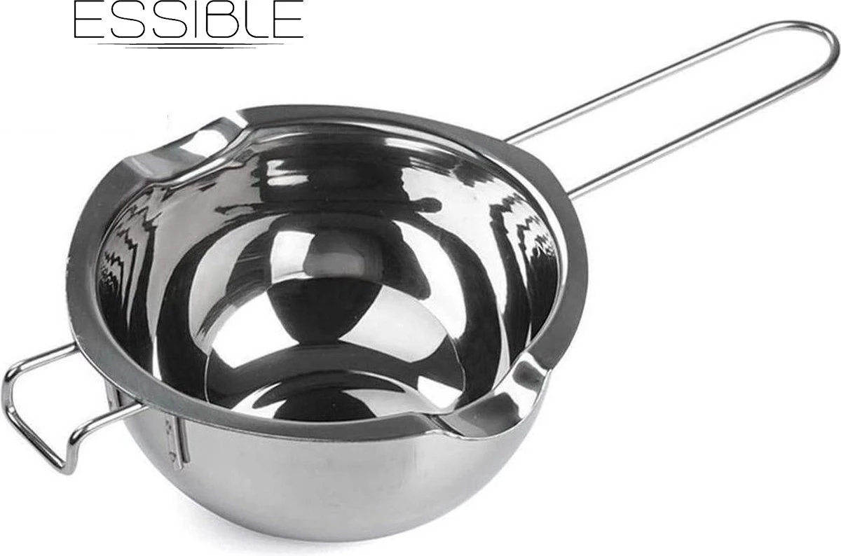 Donkersstuff - Fondoir En Acier Inoxydable - Poêle Au Bain Marie - Argent - Métal - Fondre 1 Donkersstuff - Fondoir En Acier Inoxydable - Poêle Au Bain Marie - Argent - Métal - Fondre