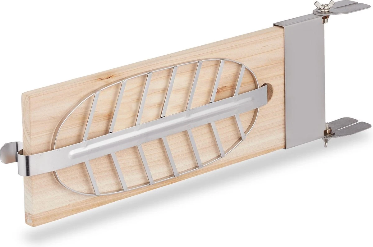 Relaxdays Ensemble De 2 Planches à Saumon Finlandais - Bois De Cèdre - Planche à Fumer Barbecue - Support Ovale - Pinces 9 Relaxdays Ensemble De 2 Planches à Saumon Finlandais - Bois De Cèdre - Planche à Fumer Barbecue - Support Ovale - Pinces – Image 9