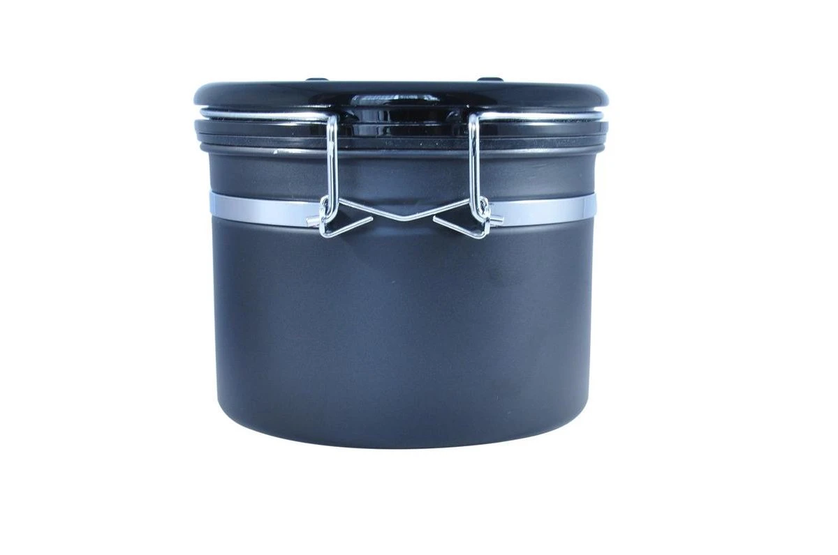 Boîte à Café En étain De Stockage De Café Hermétique Avec Sortie De CO2 250g Noir Mat 4 Boîte à Café En étain De Stockage De Café Hermétique Avec Sortie De CO2 250g Noir Mat – Image 4