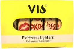 Briquets Unilite 50 Pièces Dans Un Plateau - Impression De Baiser - Briquet à Clic Rechargeable - Briquets électroniques + Bouteille De Gaz -Cuisine Fournitures Magasin 1200x797 11