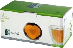 Celissimo By Feelino, 2 X 80 Ml, Forme De Cœur à Double Paroi, Verre à Expresso Et à Liqueur, Verres Thermo Nobles à Effet Flottant, Pour La Fête Des Mères, La Saint-Valentin -Cuisine Fournitures Magasin 1200x798 14