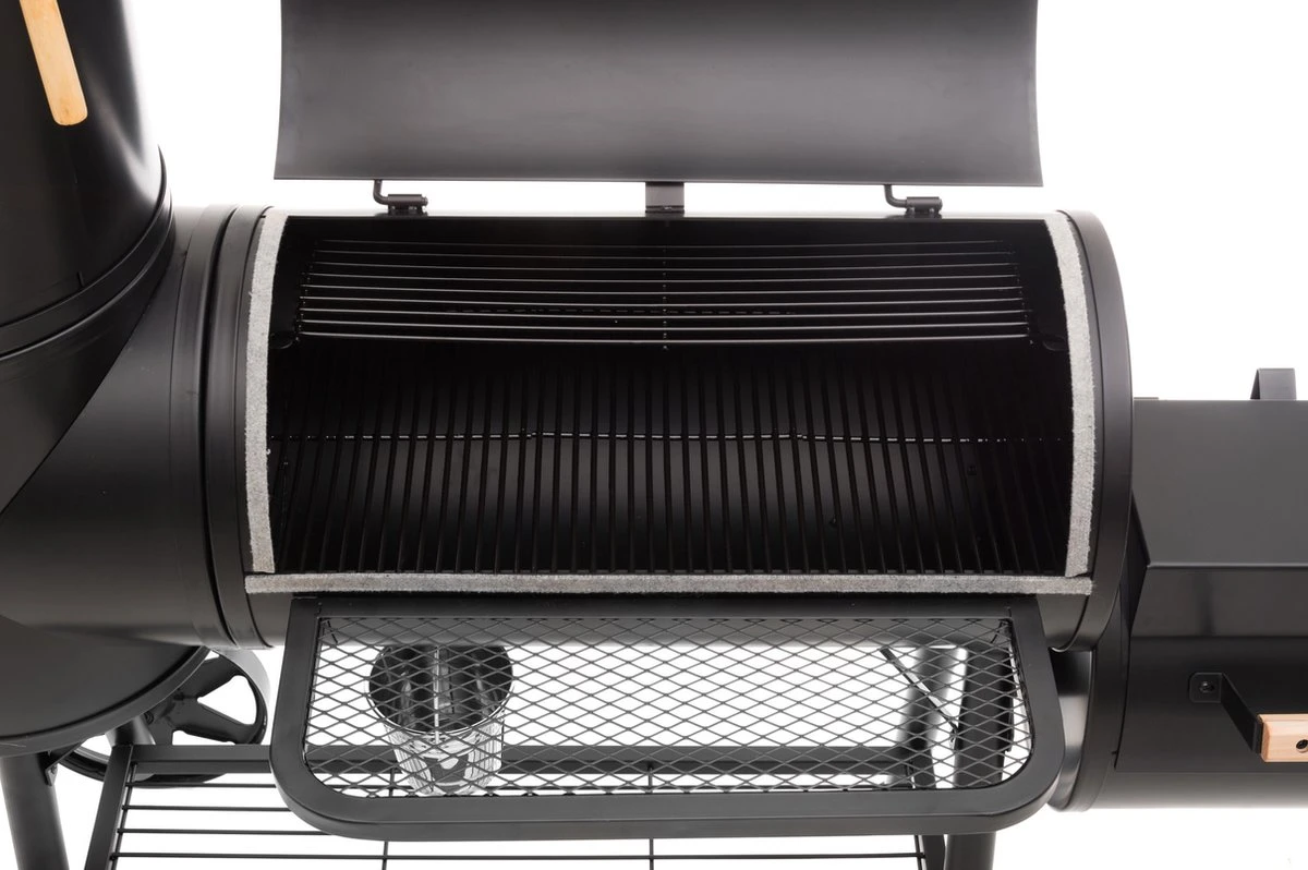 Mustang Fumoir Déporté Georgia XXL - Fumoir - FumoirBarbecue - Barbecue - Bois - Charbon De Bois - Fil D'acier émaillé épais - XXL - 119 KG ! - 175x70x192cm 5 Mustang Fumoir Déporté Georgia XXL - Fumoir - FumoirBarbecue - Barbecue - Bois - Charbon De Bois - Fil D'acier émaillé épais - XXL - 119 KG ! - 175x70x192cm – Image 5