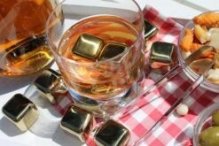 Bloc De Glace De Remplacement - Whisky Stones En Acier Inoxydable Couleur Or - Lot De 8 -Cuisine Fournitures Magasin 1200x800 190
