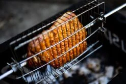 Panier à Gril Plat En Acier Inoxydable Auspit Pour Broche / Rôtisserie, Hauteur Réglable Sur 4 Niveaux -Cuisine Fournitures Magasin 1200x800 264