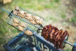 Panier à Gril Plat En Acier Inoxydable Auspit Pour Broche / Rôtisserie, Hauteur Réglable Sur 4 Niveaux -Cuisine Fournitures Magasin 1200x800 265