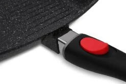 Edënberg Black Line - Poêle à Griller En Céramique Avec Couvercle - 28x28 Cm - Revêtement Antiadhésif 3 Couches ! -Cuisine Fournitures Magasin 1200x800 45