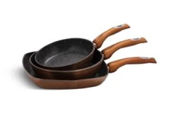Edënbërg Copper Line - Casseroles De Luxe - Set - 2 X Poêle à Frire Haute + Poêle à Griller - Revêtement Antiadhésif 3 Couches -Cuisine Fournitures Magasin 1200x800 58