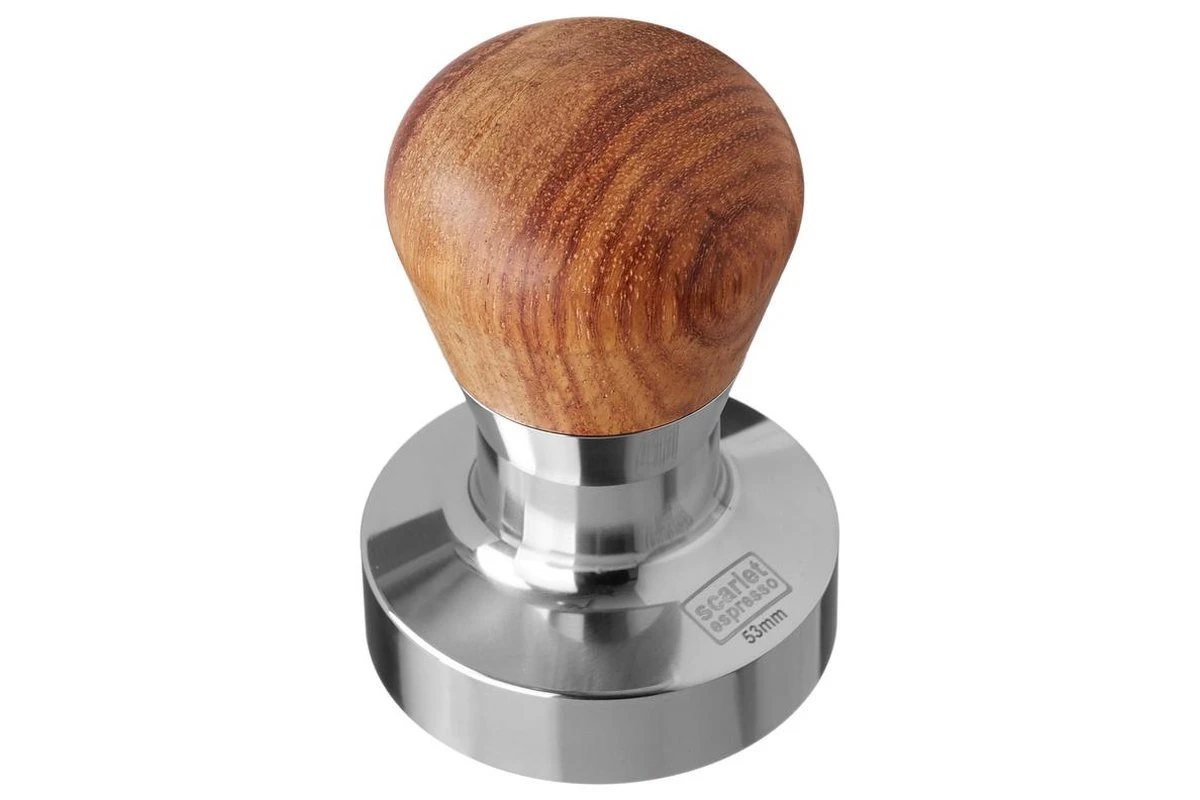 Expresso écarlate | Tamper "Passion" Pour Barista; Avec Poignée Ergonomique En PVC Ou En Bois Précieux De Votre Choix Et Base En Acier Inoxydable De Précision. Palissandre 53 Mm 4 Expresso écarlate | Tamper "Passion" Pour Barista; Avec Poignée Ergonomique En PVC Ou En Bois Précieux De Votre Choix Et Base En Acier Inoxydable De Précision. Palissandre 53 Mm – Image 4