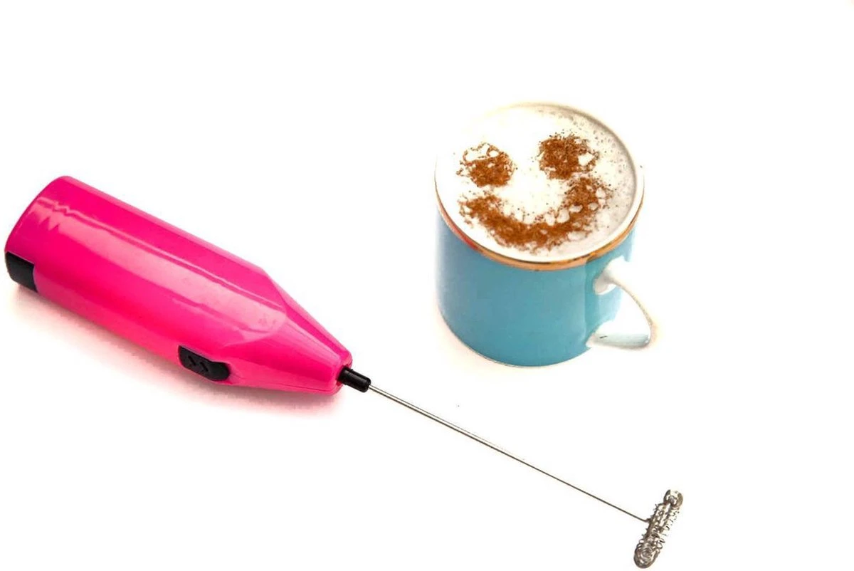 Mousseur à Lait électrique INTER-CAFFÈ® - Mousseur à Lait Manuel - Mousseur à Lait - Rose - Garantie 1 An 3 Mousseur à Lait électrique INTER-CAFFÈ® - Mousseur à Lait Manuel - Mousseur à Lait - Rose - Garantie 1 An – Image 3