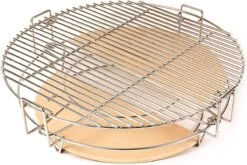 Landmann - Kamado - 26 Pouces - Grijs - Modèle De Table - Surface De Cuisson De 57 Cm - Avec Thermomètre - Avec Base Et Poignées - Double Paroi Et Isolé - Oeuf BBQ -Cuisine Fournitures Magasin 1200x804