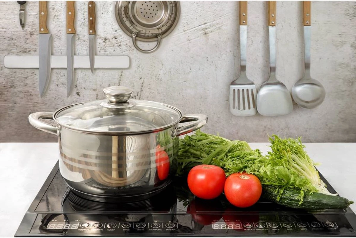 Royal Swiss - Batterie De Cuisine à Induction 12 Pièces - Couvercle En Verres - Acier Inoxydable Pan / Casserole / Frying Pan - PFAS Gratuit 2 Royal Swiss - Batterie De Cuisine à Induction 12 Pièces - Couvercle En Verres - Acier Inoxydable Pan / Casserole / Frying Pan - PFAS Gratuit – Image 2