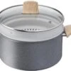 TEFAL G2669002 Cocotte NATURAL FORCE 24 Cm + Panier Vapeur + Couvercle, Mineralia + Revêtement Anti-adhérent, Tous Feux Y Compris Induction