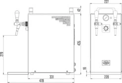Lindr Kontakt 40/K Profi NOUVEAU Robinet à Bière Avec Compresseur -Cuisine Fournitures Magasin 1200x812 3