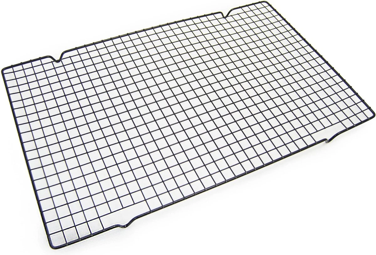 Meyerhoff Bakery Grille De Refroidissement / Grille à Gâteaux 41 X 25 X 1,5 Cm Noir - Grille De Refroidissement Antiadhésive 2 Meyerhoff Bakery Grille De Refroidissement / Grille à Gâteaux 41 X 25 X 1,5 Cm Noir - Grille De Refroidissement Antiadhésive – Image 2