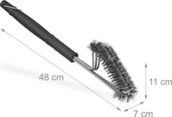 Relaxdays 4x Brosse à Barbecue En Acier Inoxydable - Brosse Métallique Pour Barbecue - Brosse De Nettoyage - Brosse Métallique -Cuisine Fournitures Magasin 1200x815 2